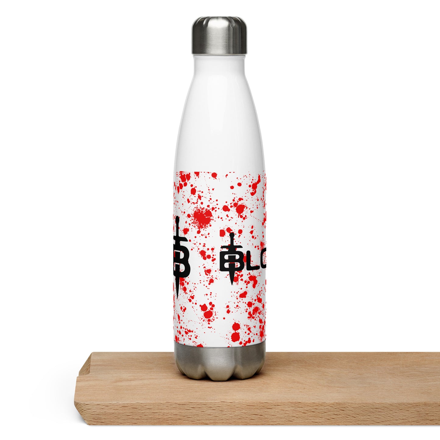 Emblem Stainless Steel Water Bottle